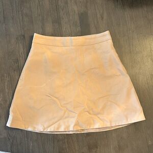 NEW Express Tan Brown Lined Mini Skirt with Pockets